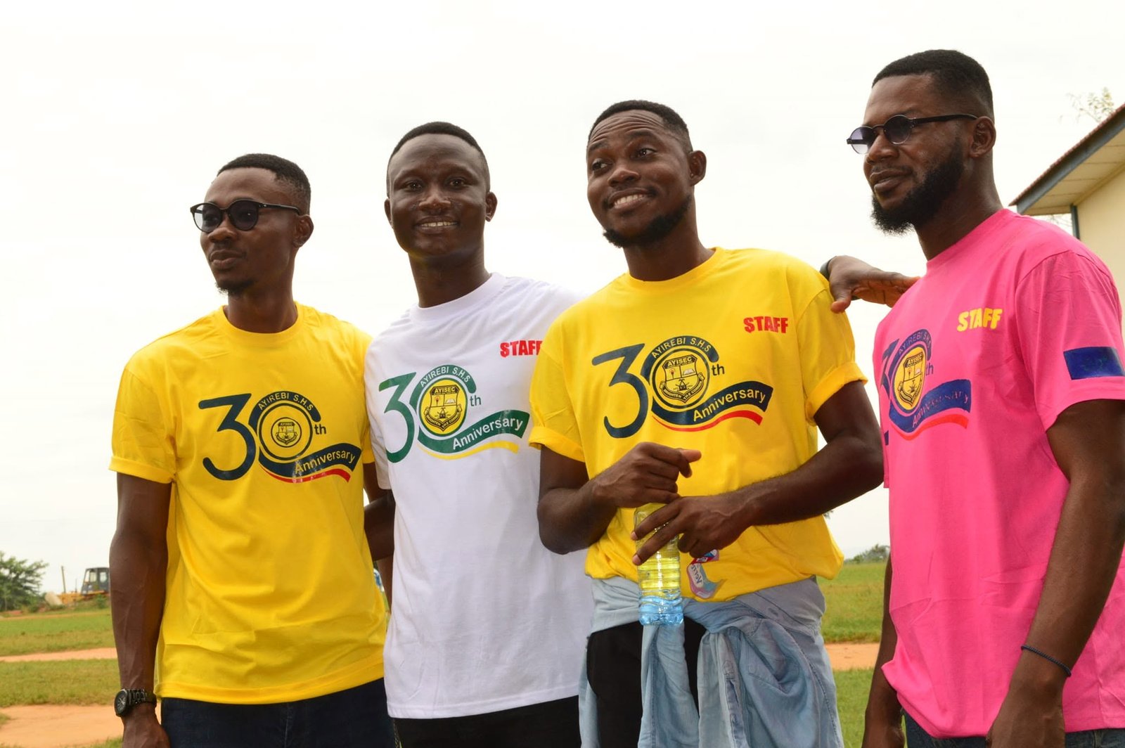 Ayirebi Senior High School staff at a school event
